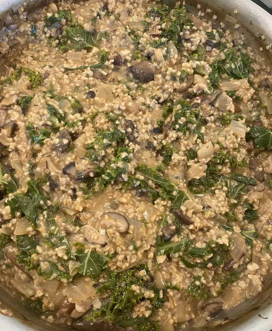 Savory Steel Cut Oats Oatmeal For Dinner Vegan — Plant Powered Livin