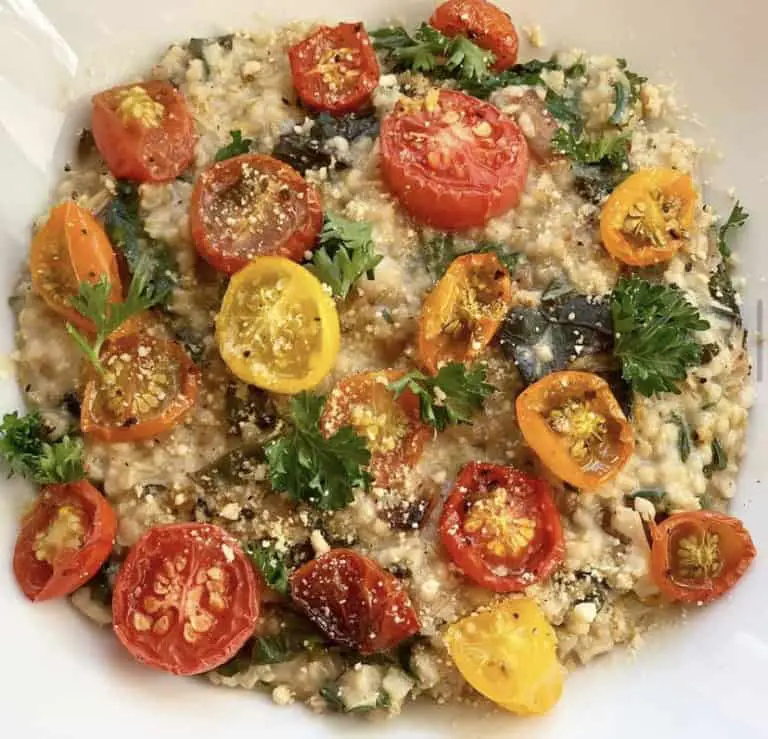 Savory Steel Cut Oats Oatmeal For Dinner Vegan — Plant Powered Livin